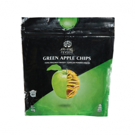 Τσιπς Πράσινου Μήλου - 40 γρ. - Γνήσιες Γεύσεις