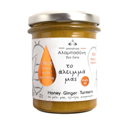 Honey, ginger and turmeric - 250γρ - Alabasinis