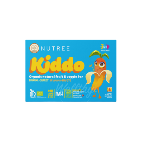 Μπανάνα - Καρότο - 4Χ30 γρ. - KIDDO by Nutree