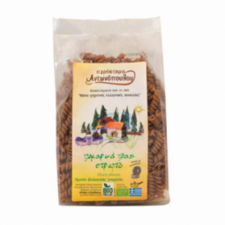 Twisted Whole Wheat Pasta - 400g - Antonopoulos Farm